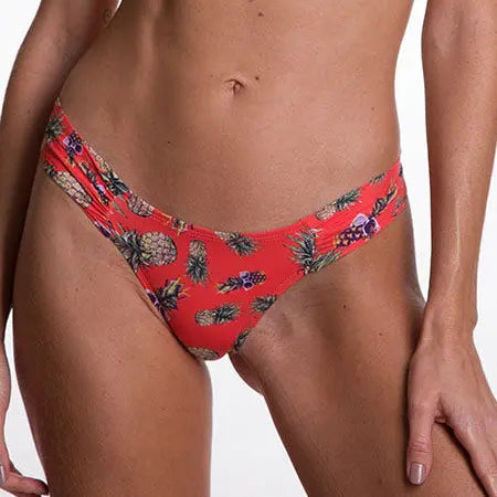 Ananas Fixed Bottom Brazilian Swimwear Beeluxxe