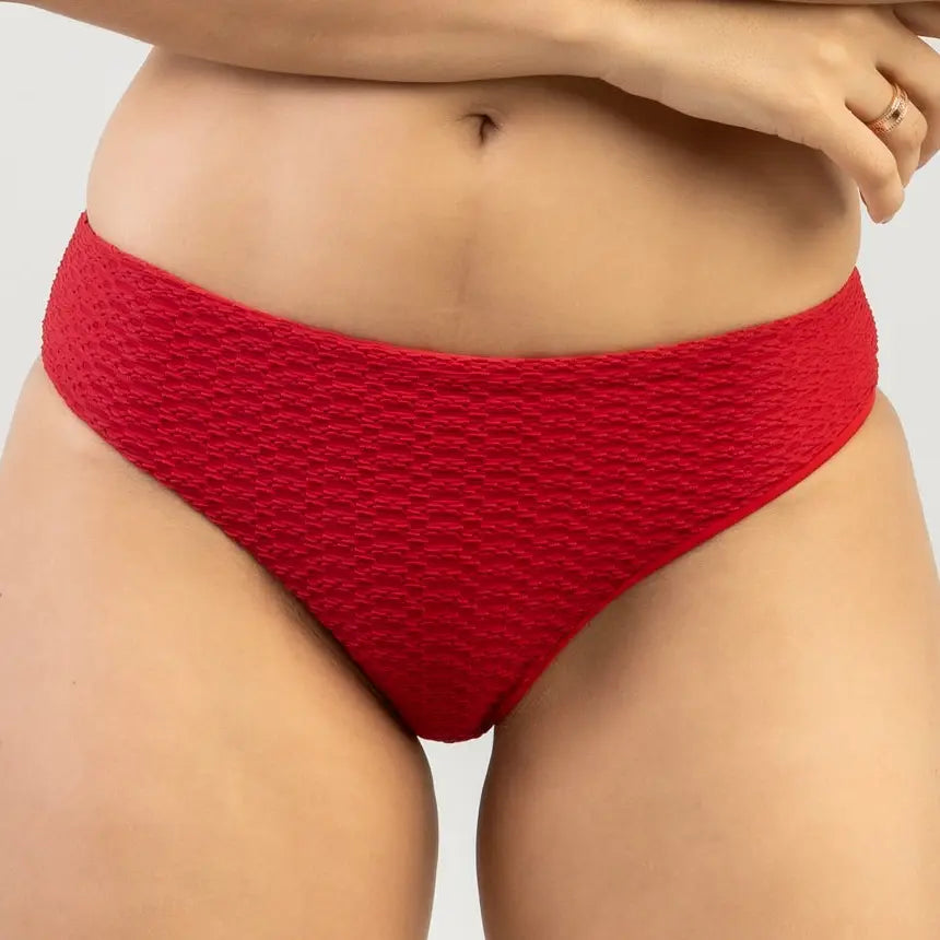 Mare V-Cut Bikini Bottom | Brazilian High Leg Bottom | Beeluxxe Beeluxxe