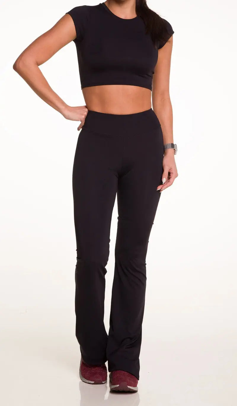 Freedom Flare Leggings — Sculpt Fit | FITMAX Fabric | Made in Brazil | Beeluxxe x B.Vive Beeluxxe