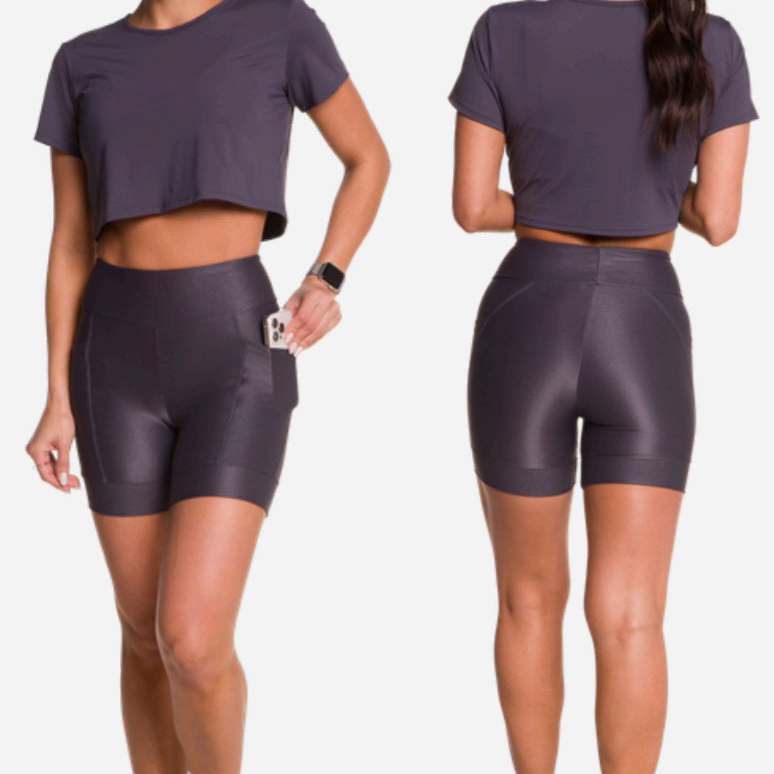 Freedom Éclat Pocket Shorts — Wonder Fabric | Made in Brazil | Beeluxxe x B.Vive