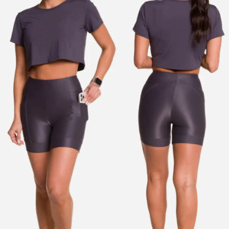 Freedom Éclat Pocket Shorts — Wonder Fabric | Made in Brazil | Beeluxxe x B.Vive Beeluxxe