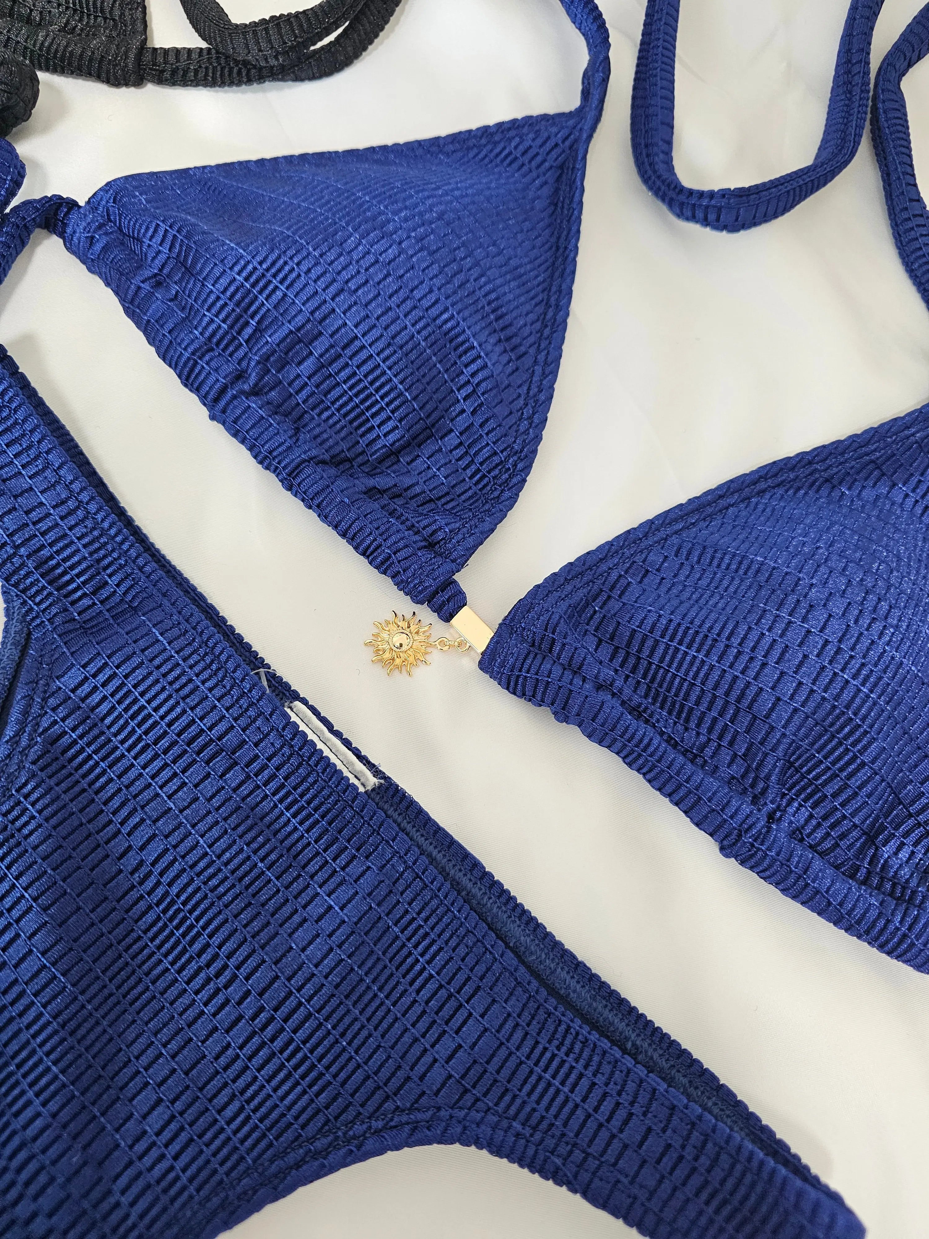 Solar Glow Sun Charm Bikini Top Beeluxxe