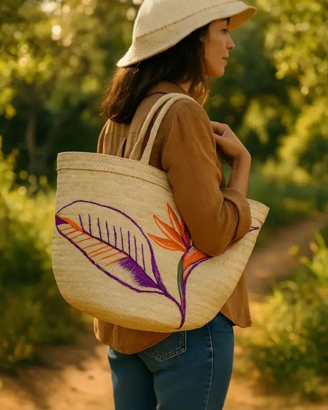 Areia Straw Beach Bag