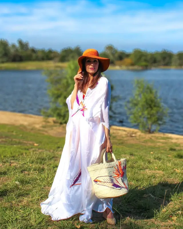 Areia Straw Beach Bag