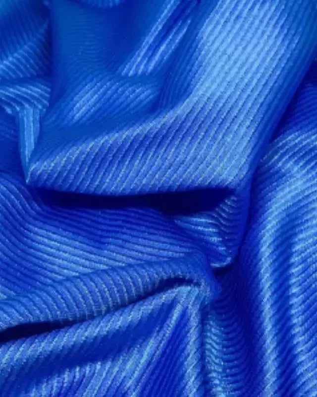 Glow Sculpt ribbed gym set in navy, close-up of the ribbed fabric