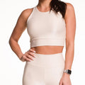 Freedom Éclat Sculpt Cropped Top — Wonder Fabric | Made in Brazil | Beeluxxe x B.Vive Beeluxxe