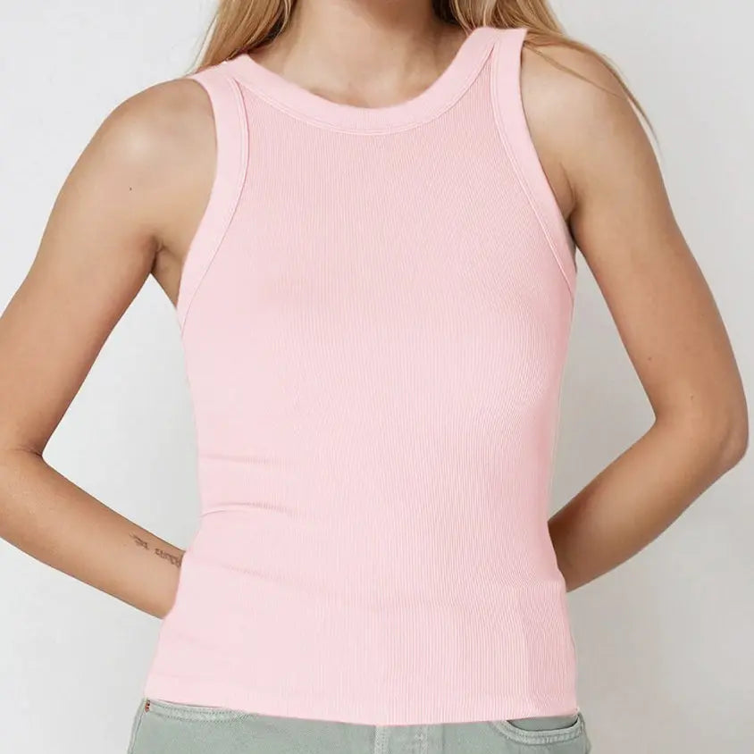 Reversible Ribbed Tank Beeluxxe