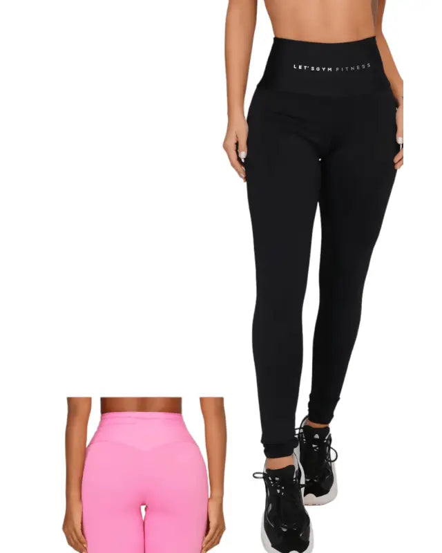 BEELUXXE SCULPTING LEGGINGS AND HIGH-SUPPORT SPORTS BRA SET - activewear
