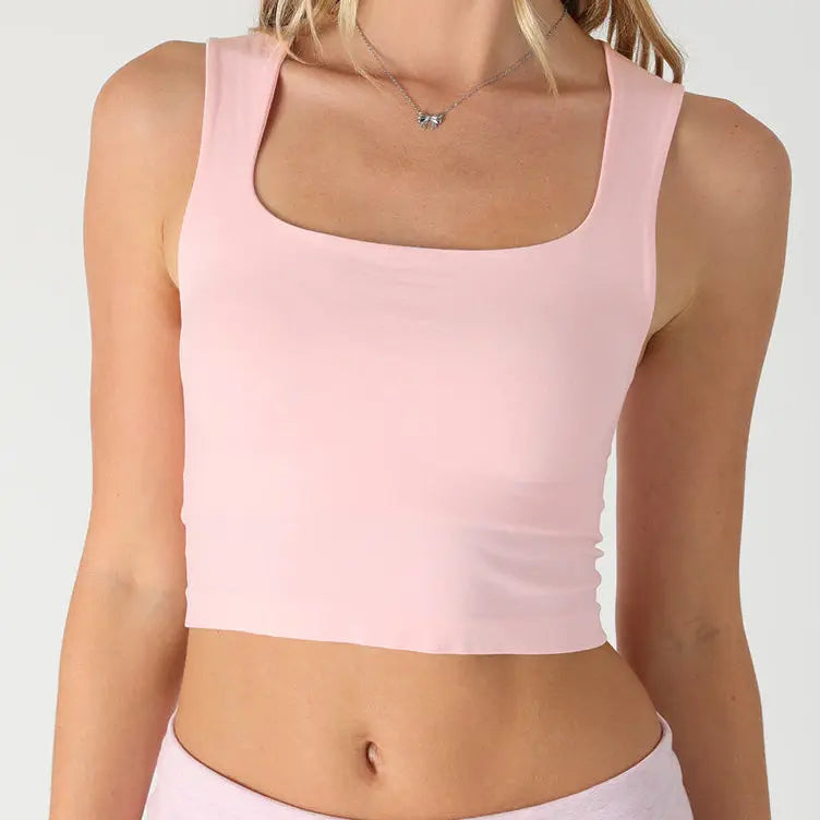 Clean Line Square Neck Top Beeluxxe