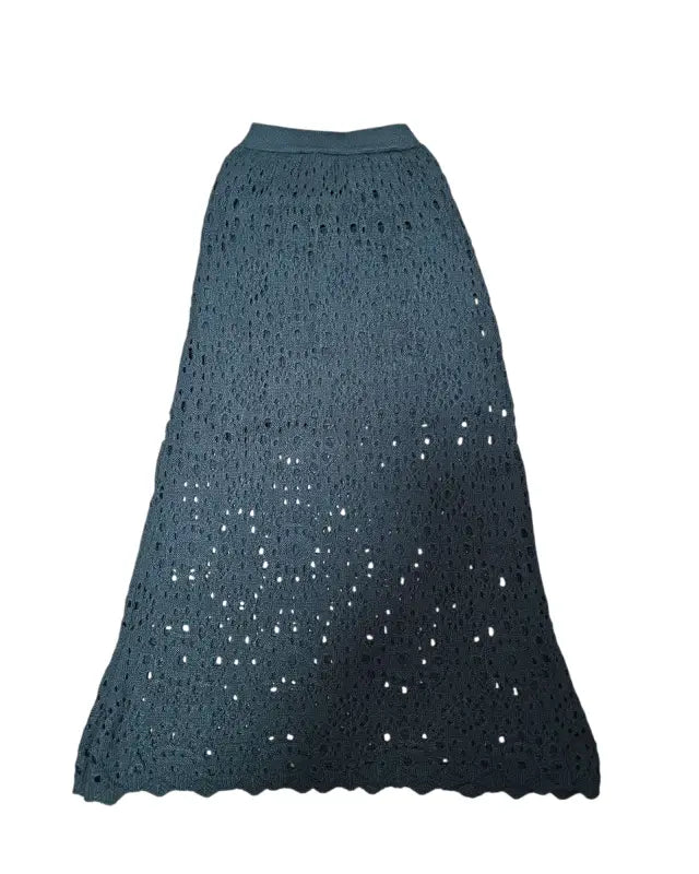 Boho Skirt - Black / One size