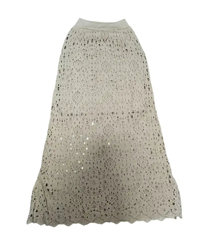 Boho Skirt - Light brown / One size