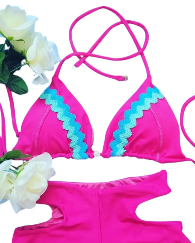 Charming pink bikini set - Beeluxxe