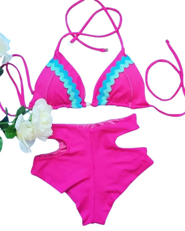 Charming pink bikini set - Beeluxxe