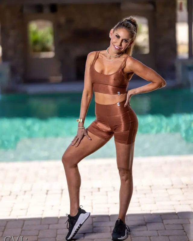 Feel Rib Glow Set for Elegance and Performance in Athletic Wear - activewear