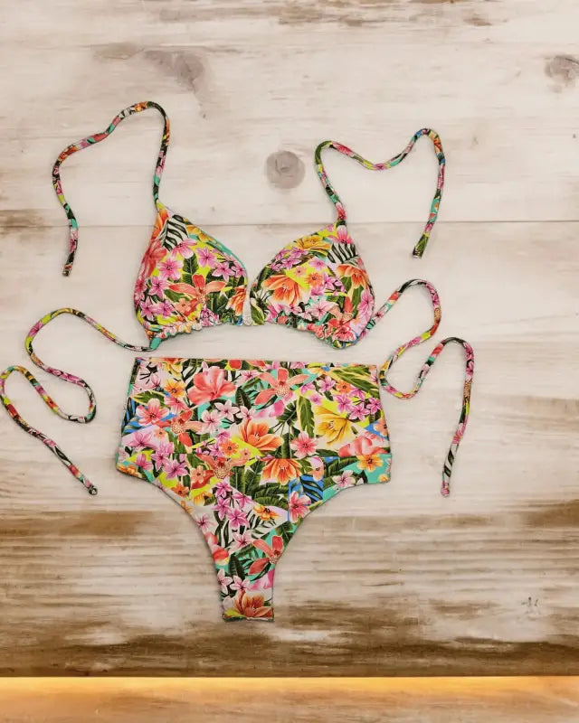 Flowers fun bikini set - Beeluxxe