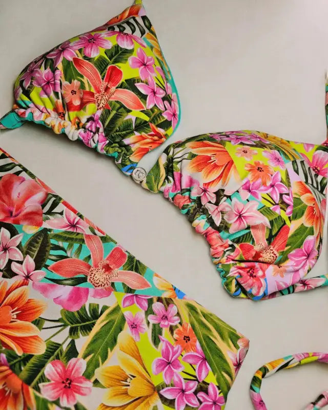 Flowers fun bikini set - Beeluxxe