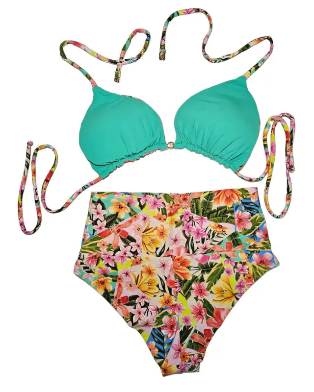 Flowers fun bikini set - Beeluxxe