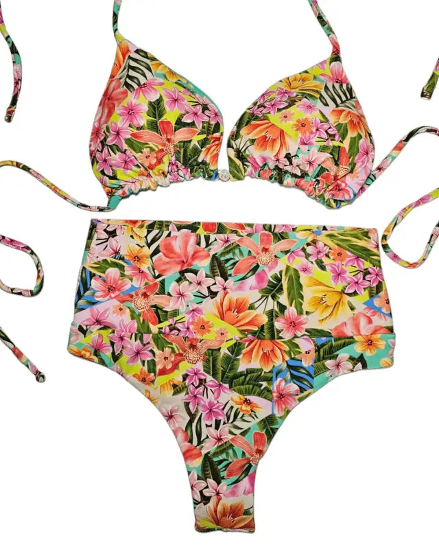 Flowers fun bikini set - Beeluxxe