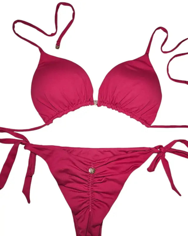 Hot pink 2 piece bikini set - Beeluxxe