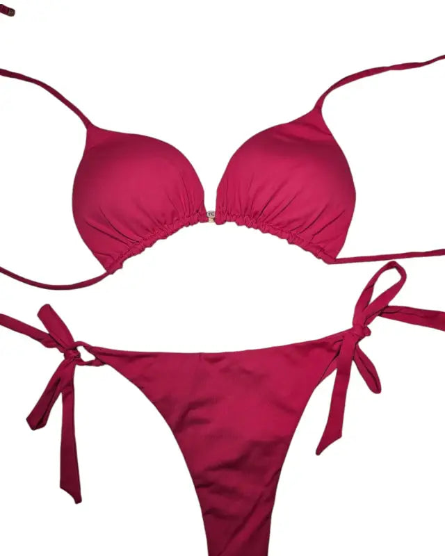 Hot pink 2 piece bikini set - Beeluxxe