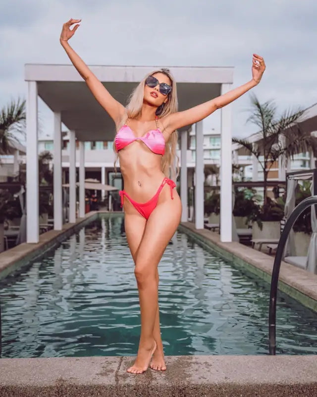 Luxxe Brazilian Bikini – UV Protection & Sustainable Fabric