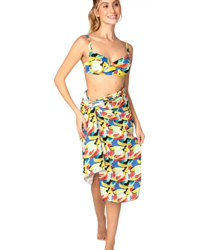 Match bikini wrap it up
