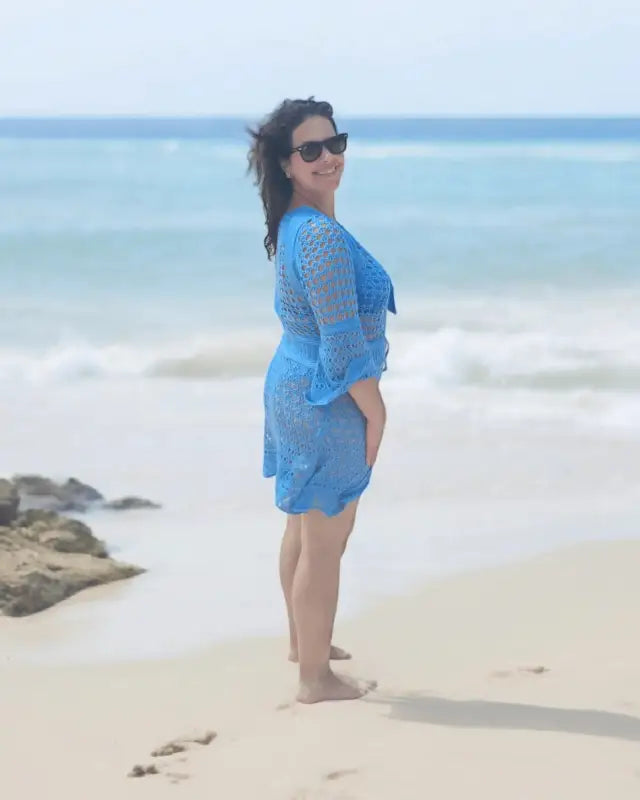 Paradise knit women's cover up - Beeluxxe