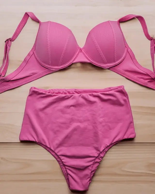 Pink Barbie Two-Piece Brazilian Bikini - Beeluxxe
