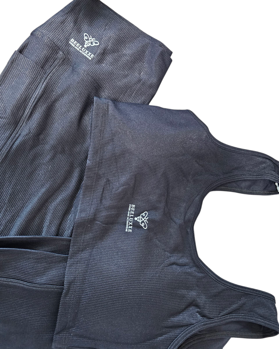 Luxxe Glow Ribbed Soft Women's Fitness Set