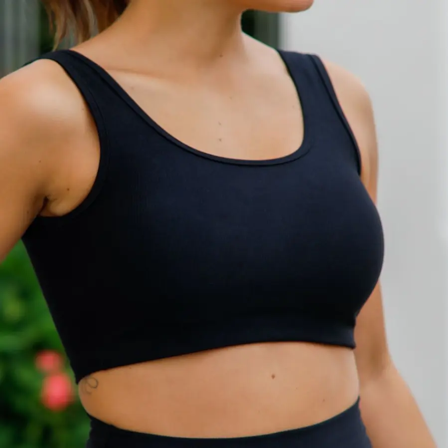 Luxxe  Ribbed  Women's Top - Fitness Beeluxxe