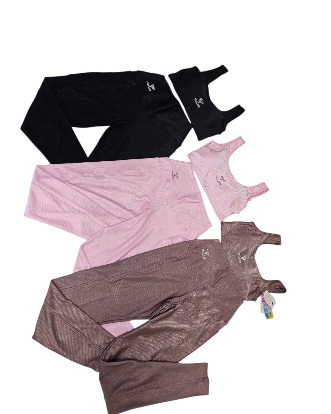 Luxxe Glow Ribbed Soft Women's Fitness Set