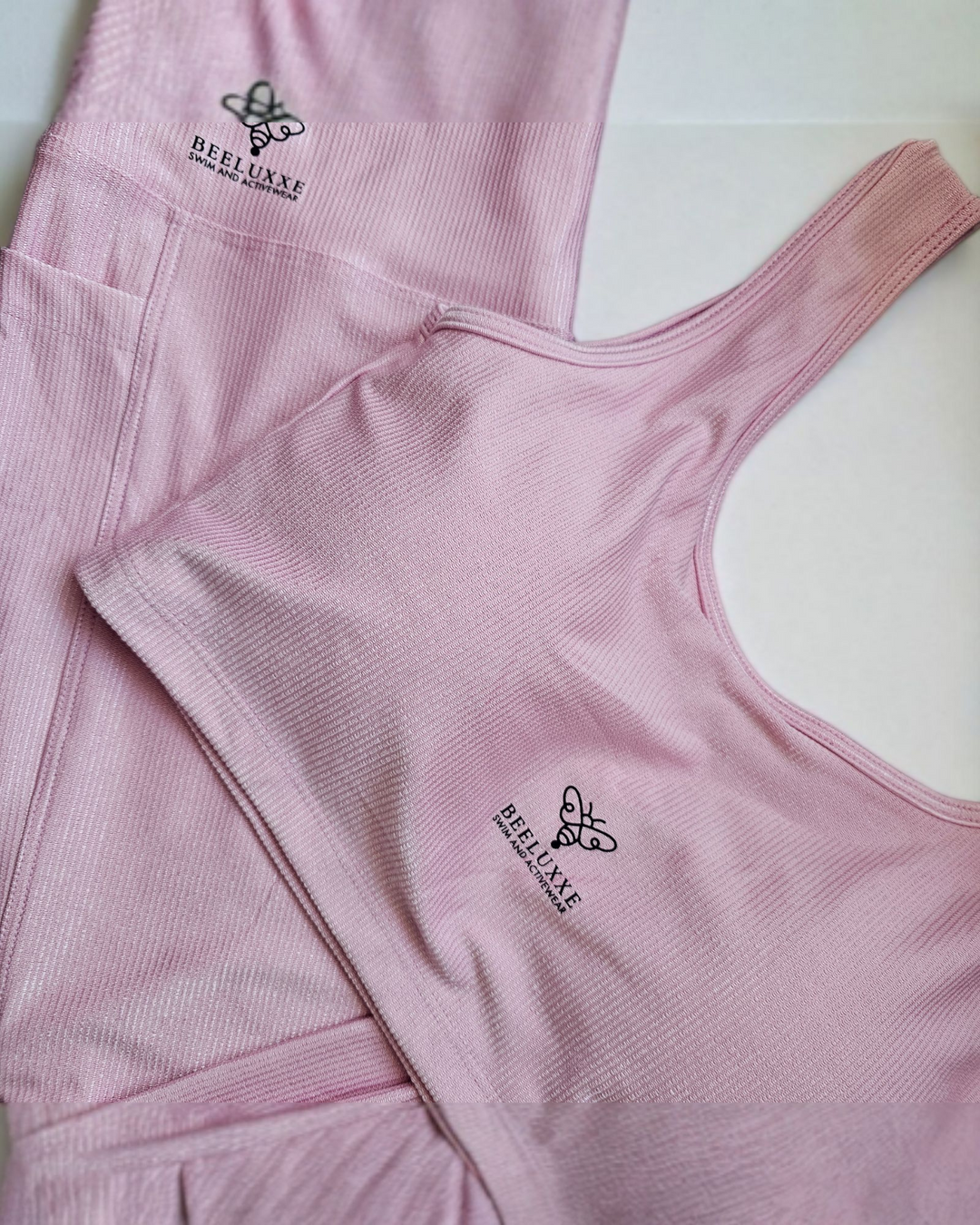 Luxxe Glow Ribbed Soft Women's Fitness Set