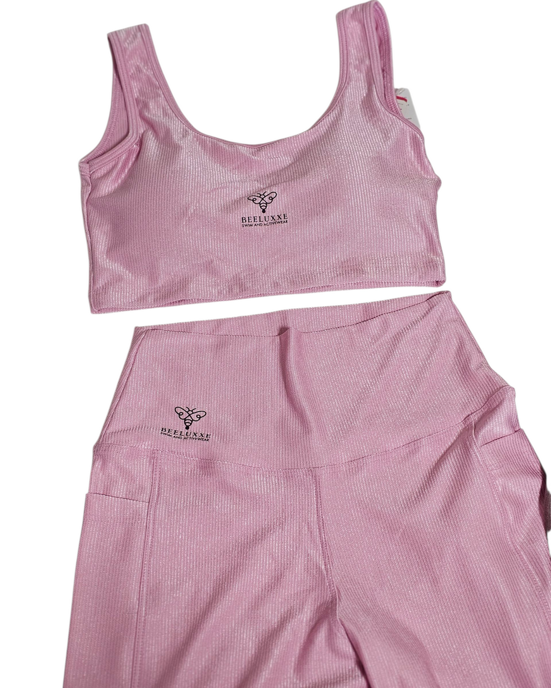 Luxxe Glow Ribbed Soft Women's Fitness Set