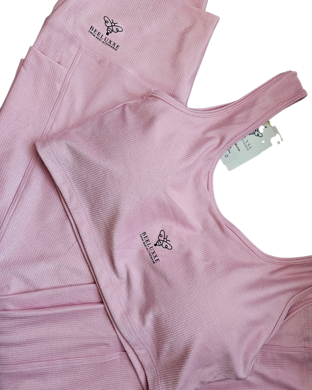 Luxxe Glow Ribbed Soft Women's Fitness Set