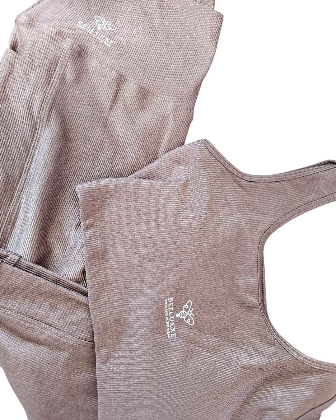 Luxxe Glow Ribbed Soft Women's Fitness Set