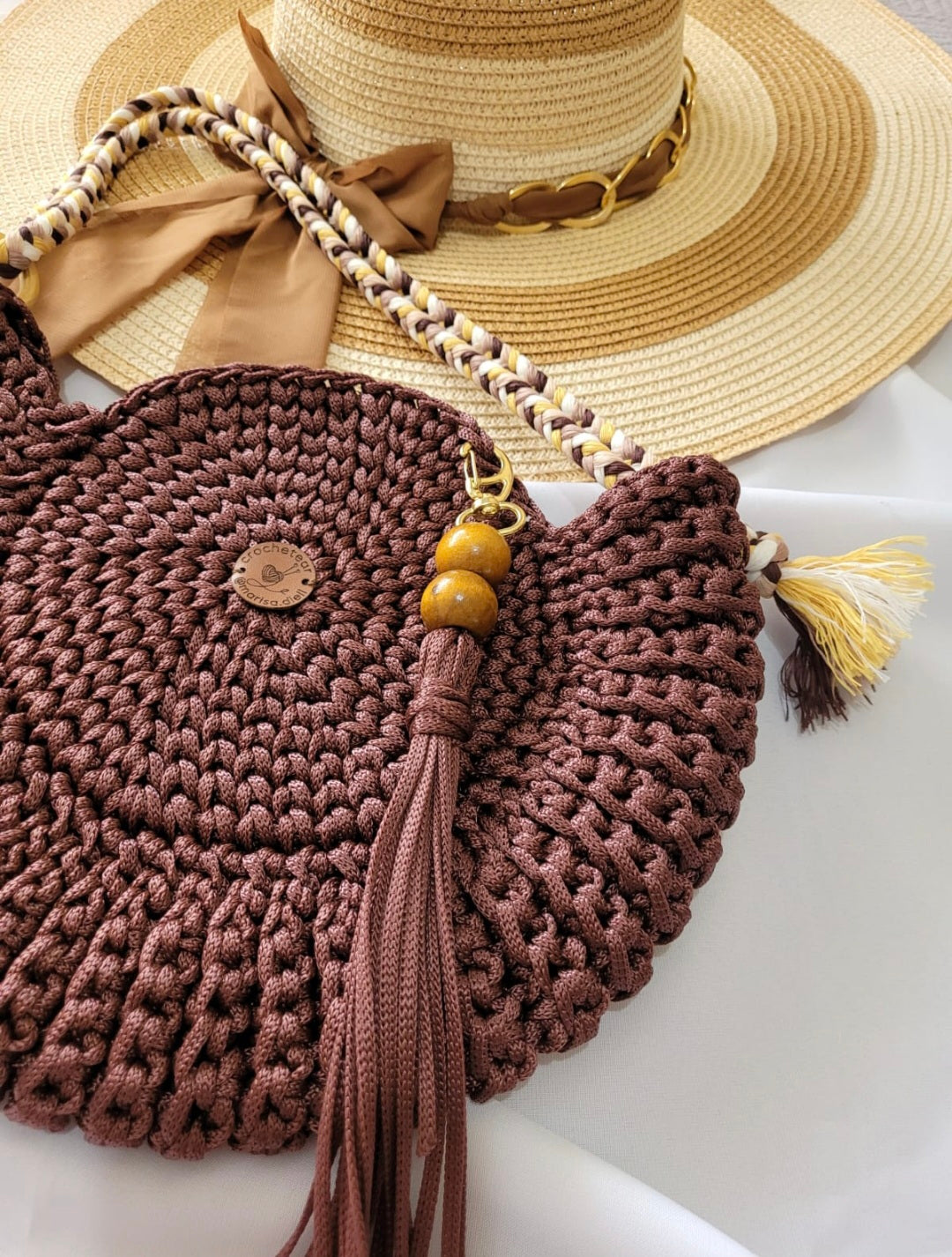 Sol y Mar Beach Bag - Crochet Handmade