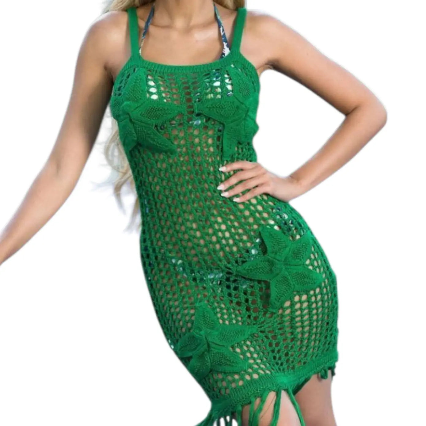 "Flor de Sol" Cover-Up Dress - Resortwear Beeluxxe