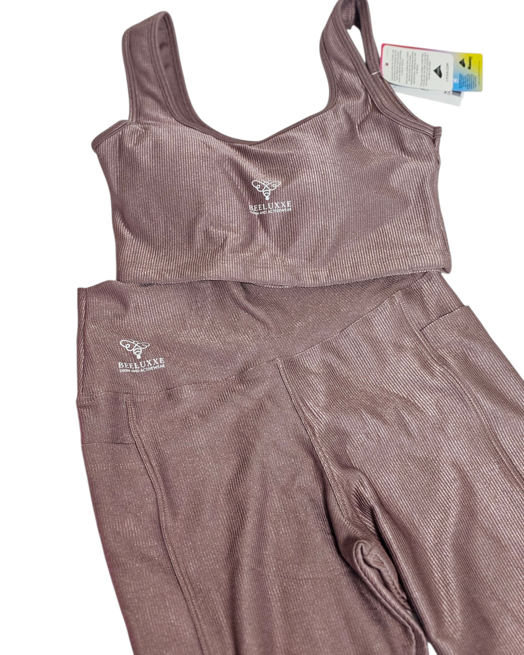 Luxxe Glow Ribbed Soft Women's Fitness Set