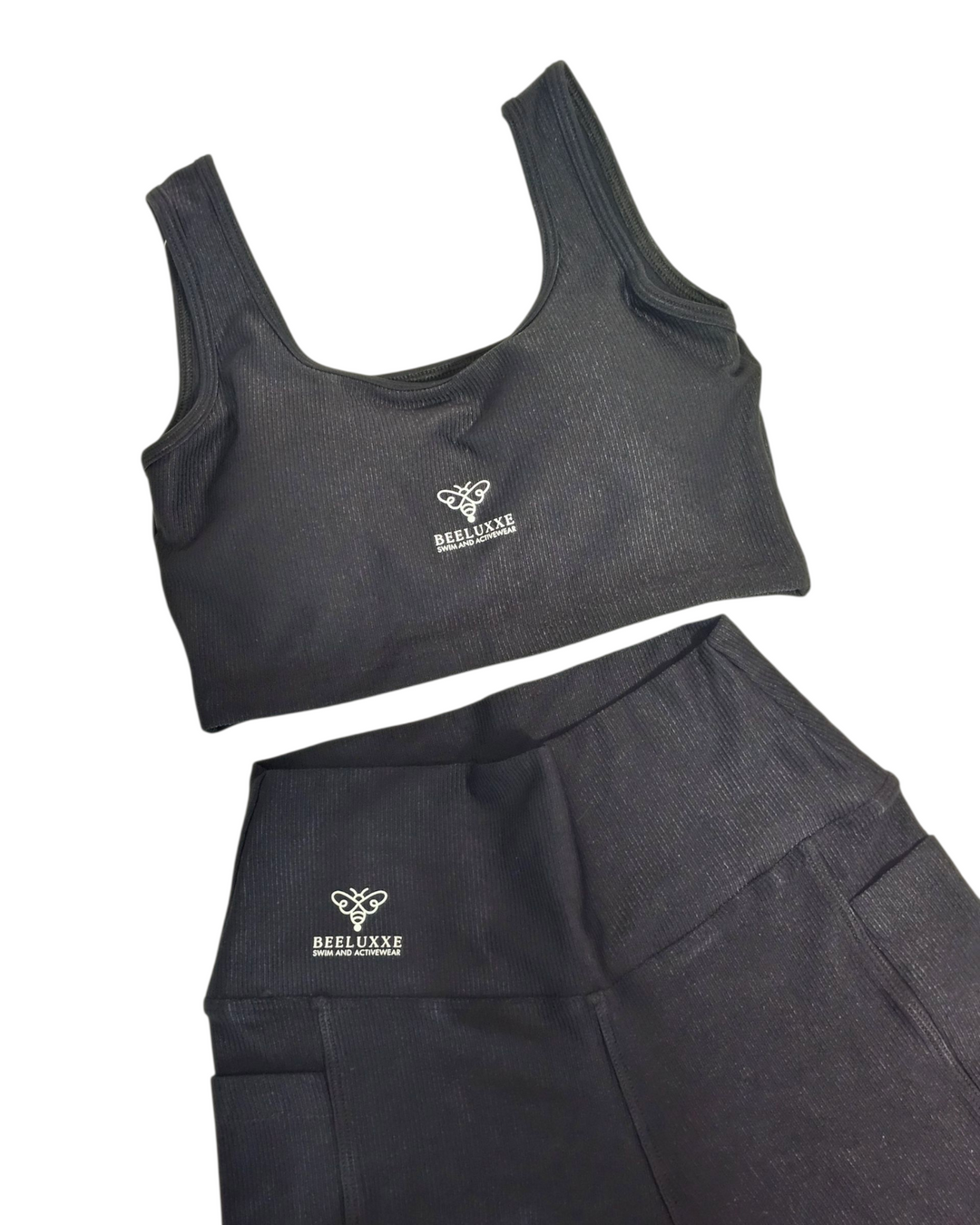 Luxxe Glow Ribbed Soft Women's Fitness Set