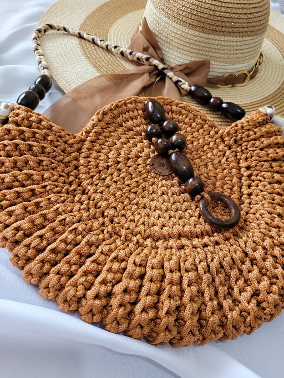 Sol y Mar Beach Bag - Crochet Handmade