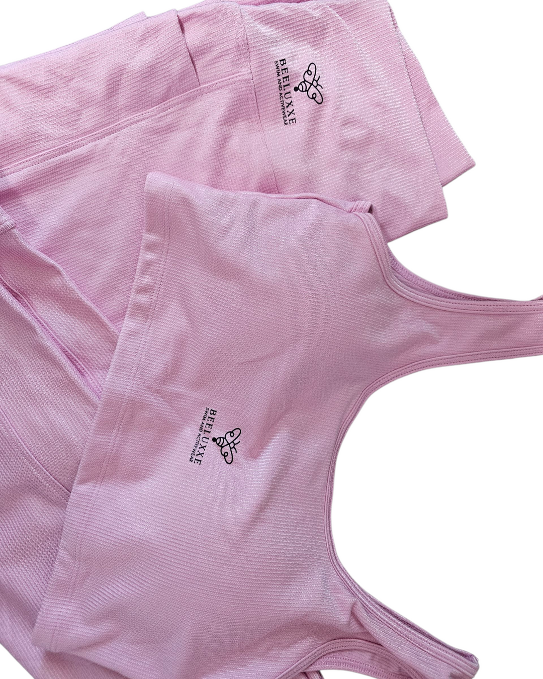 Luxxe Glow Ribbed Soft Women's Fitness Set
