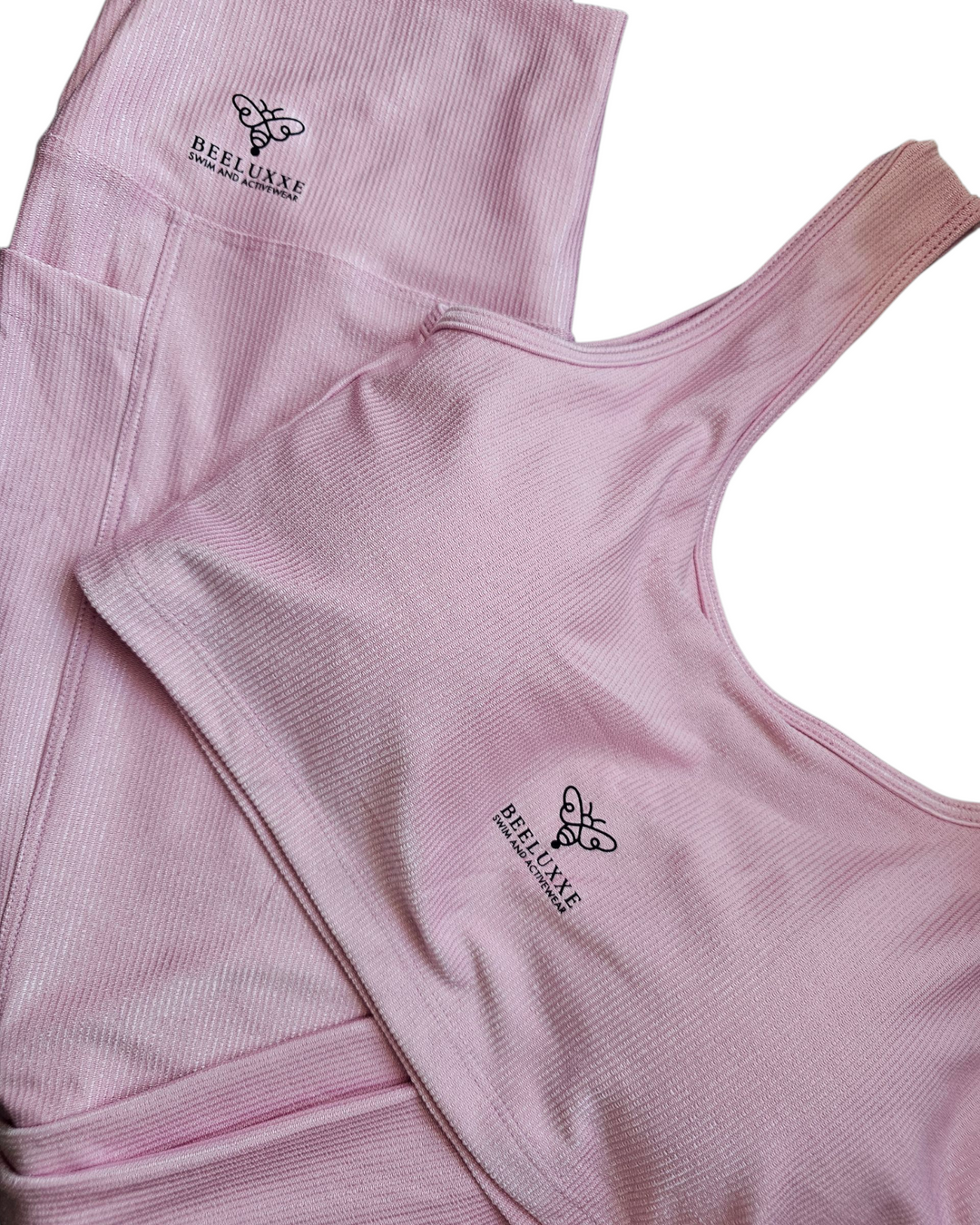 Luxxe Glow Ribbed Soft Women's Fitness Set